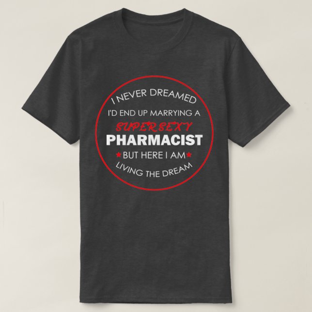 Camiseta Definición Farmacéutica Graciosa Farmacéutica (Diseño del anverso)