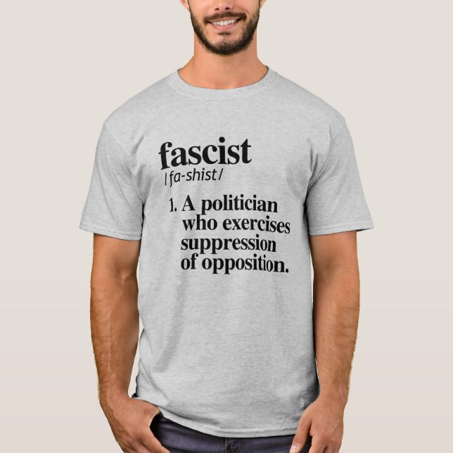 Camiseta Definición fascista (Anverso)