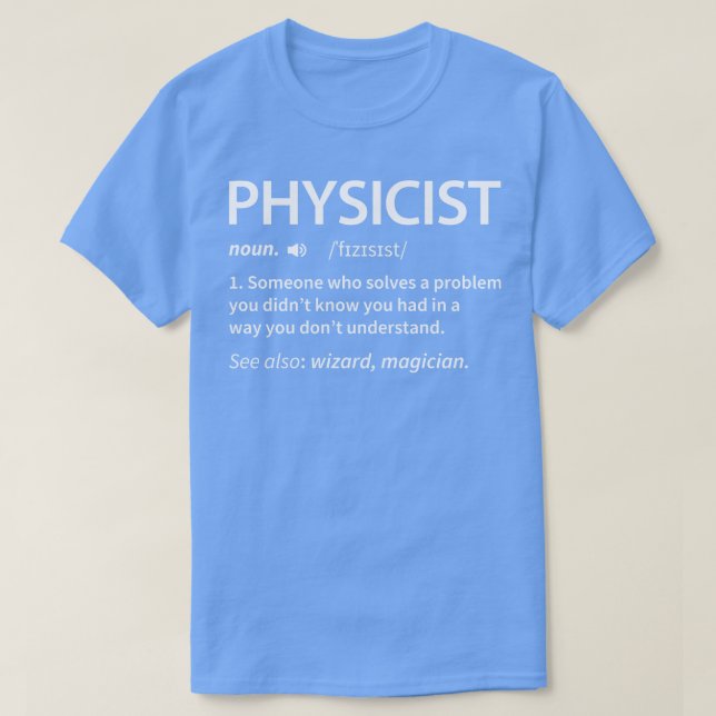 Camiseta Definición Física (Diseño del anverso)