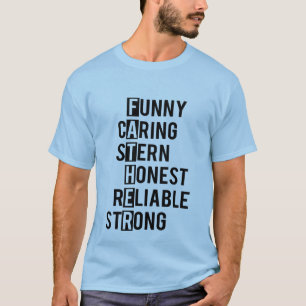 Camiseta definición genial Padre arte de palabra