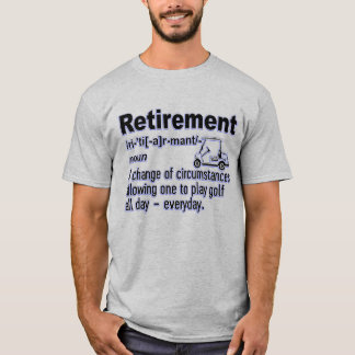 Camiseta Definición graciosa de retiro para aficionados al