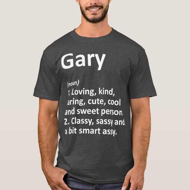 Camiseta Definición GRÁFICA Nombre Personalizado Divertido  (Anverso)