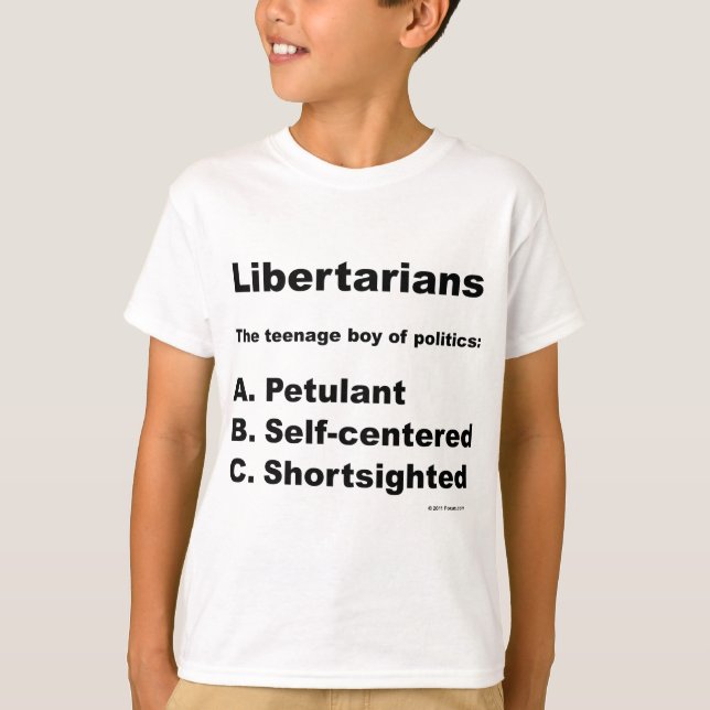Camiseta Definición libertaria (Anverso)
