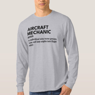 Camiseta Definición mecánica de aeronaves - Mantenimiento p