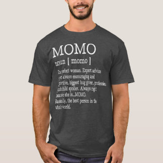 Camiseta Definición Momo Abuela Día de la Madre Regalos Muj