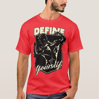 Camiseta Definición muscular Lema para la construcción de c