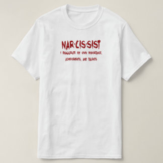 Camiseta Definición narcisista con humor