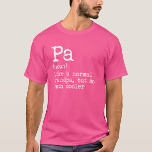 Camiseta Definición Pa Nueva Como Un Abuelo Pero Mucho Más 