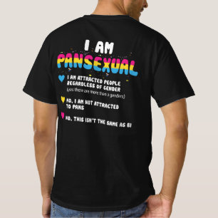 Camiseta Definición pansexual - Gracioso orgullo gay LGBT
