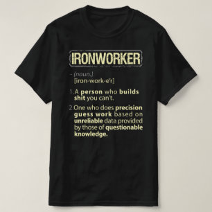 Camiseta Definición Real Americana de Ironworker