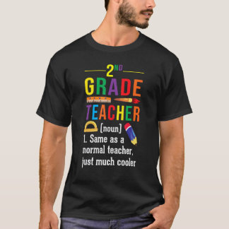 Camiseta Definición Significado de Maestro de 2do Grado De