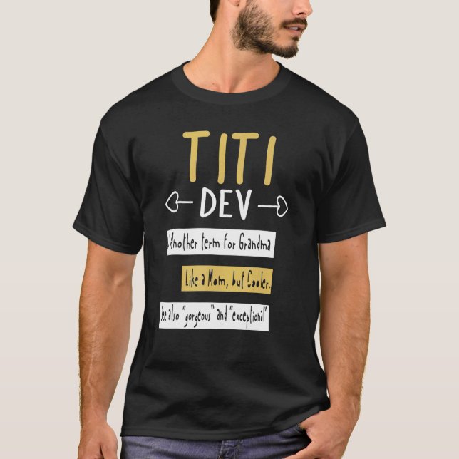 Camiseta Definición Titi Mi Nana Favorita 1 (Anverso)