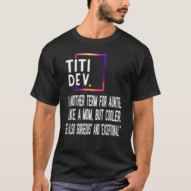 Camiseta Definición Titi Mi Tía Favorita 7 (Anverso)