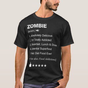 Camiseta Definición zombie Significado llamadas 