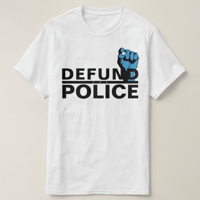 CAMISETA DEFINIR A LA POLICÍA (Diseño del anverso)