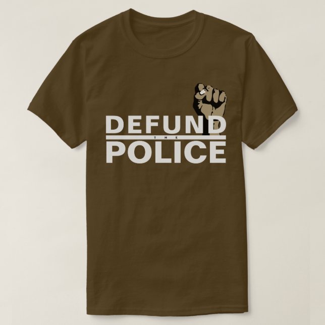 CAMISETA DEFINIR A LA POLICÍA (Diseño del anverso)