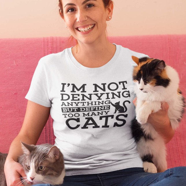 Camiseta Definir demasiados gatos (Subido por el creador)