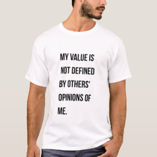 Camiseta Definir su propio valor