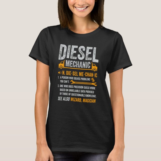 Camiseta Definiti del conductor del camión semi del vehícul (Anverso)