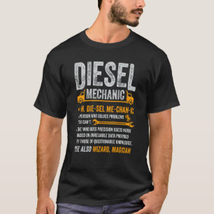 Camiseta Definiti del conductor del camión semi del vehícul