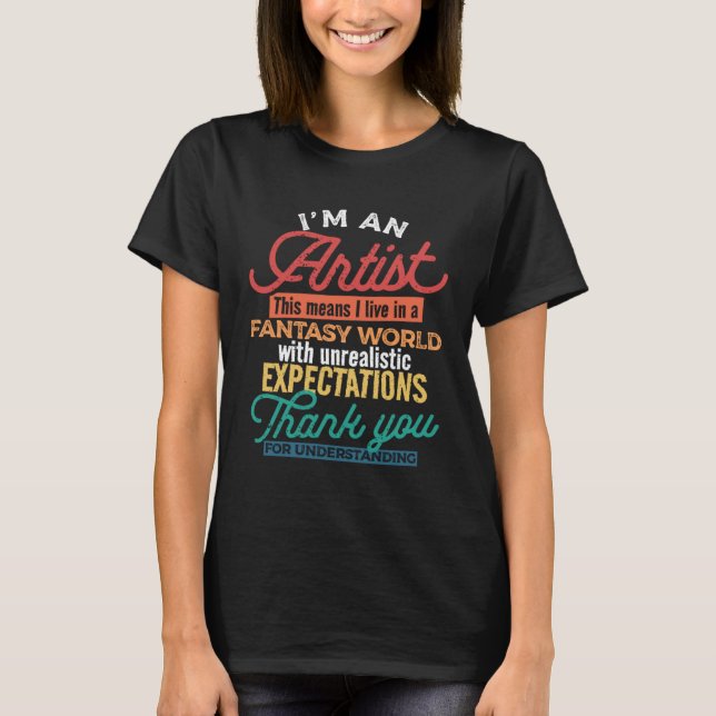 Camiseta Definitions Creativity for Artistic Persons (Anverso)