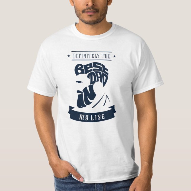 Camiseta Definitivamente el mejor papá de mi vida (Anverso)