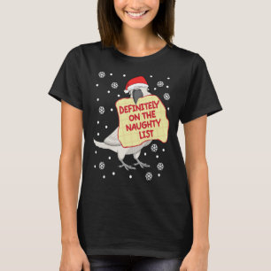 Camiseta Definitivamente en la lista traviesa loro creste d