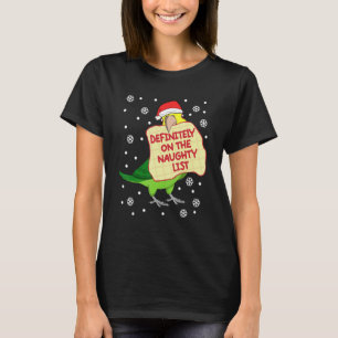 Camiseta Definitivamente en la lista traviesa loro I cabeza
