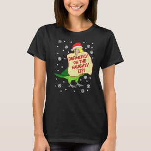 Camiseta Definitivamente en la lista traviesa loro I cabeza