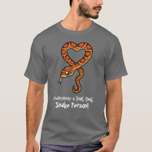 Camiseta Definitivamente una persona de la serpiente