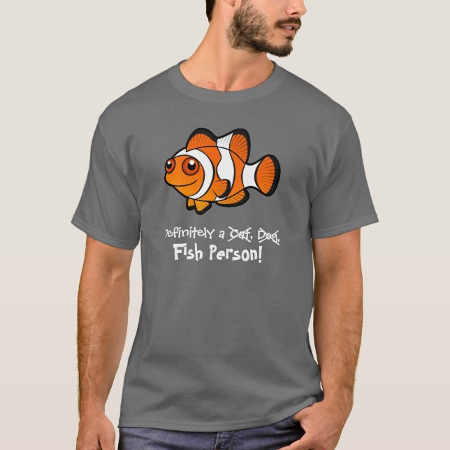 Camiseta Definitivamente una persona de los pescados (Anverso)