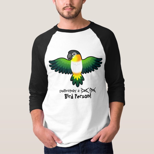 Camiseta Definitivamente una persona de pájaros (Caique/Lov (Anverso)