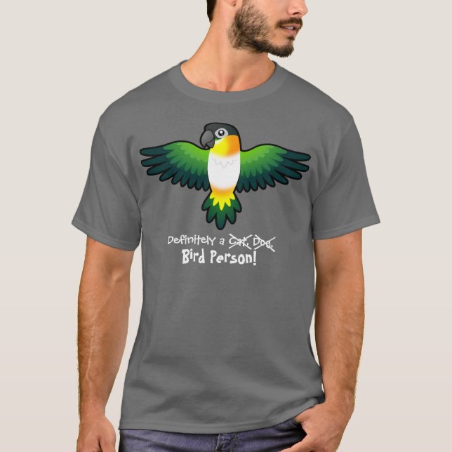 Camiseta Definitivamente una persona del pájaro (Anverso)