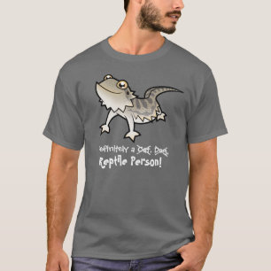 Camiseta Definitivamente una persona reptil (dragón barbudo