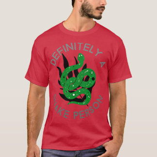 Camiseta Definitivamente una persona serpiente 80