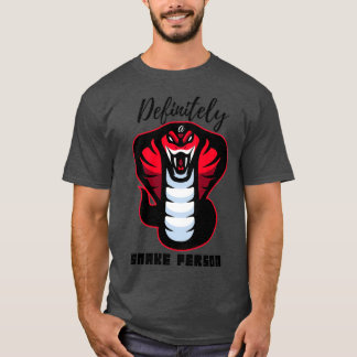 Camiseta Definitivamente una persona serpiente Una persona