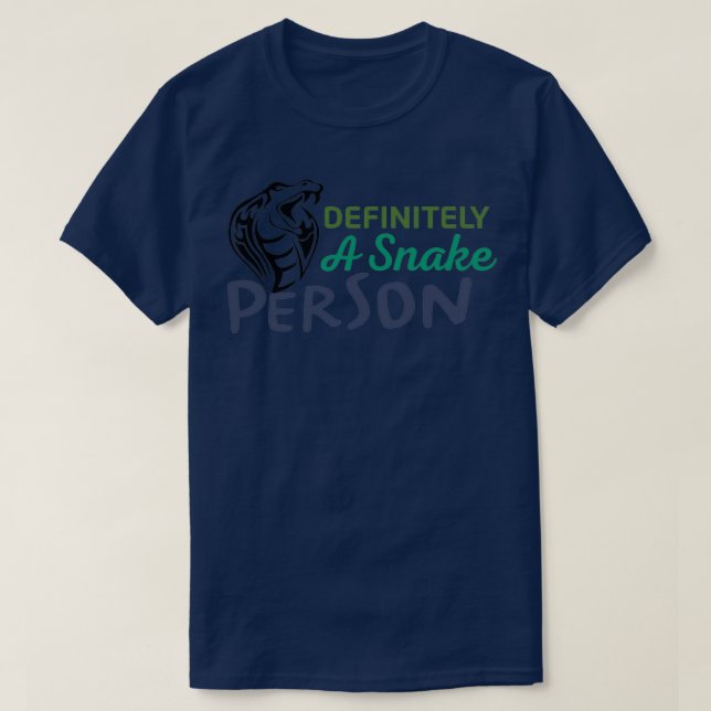 Camiseta Definitivamente Una Serpiente 14 (Diseño del anverso)