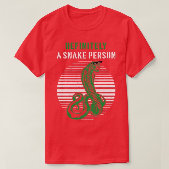Camiseta Definitivamente Una Serpiente 36 (Diseño del anverso)