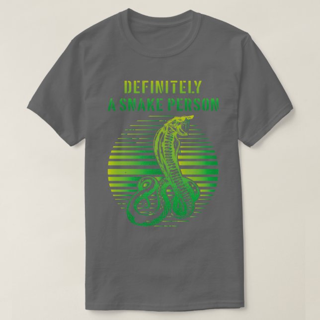 Camiseta Definitivamente Una Serpiente 40 (Diseño del anverso)