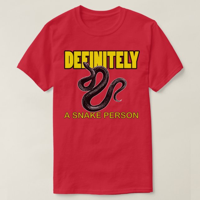 Camiseta Definitivamente Una Serpiente 59 (Diseño del anverso)