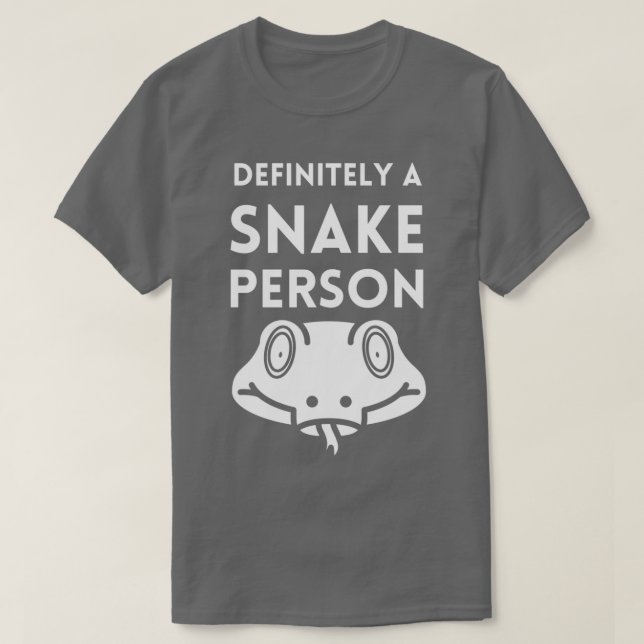 Camiseta Definitivamente una serpiente 73 (Diseño del anverso)