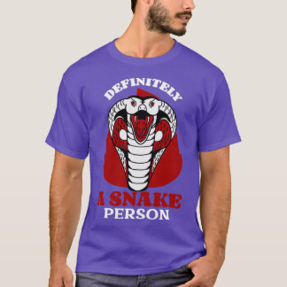 Camiseta Definitivamente Una Serpiente Divertida