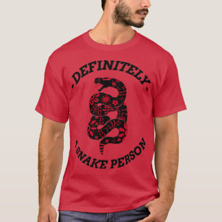 Camiseta Definitivamente una serpiente furiosa serpiente po
