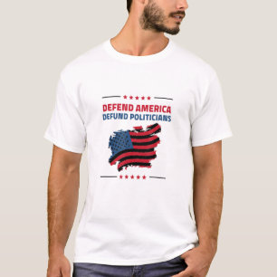 Camiseta Defunción de políticos libertad política liberal