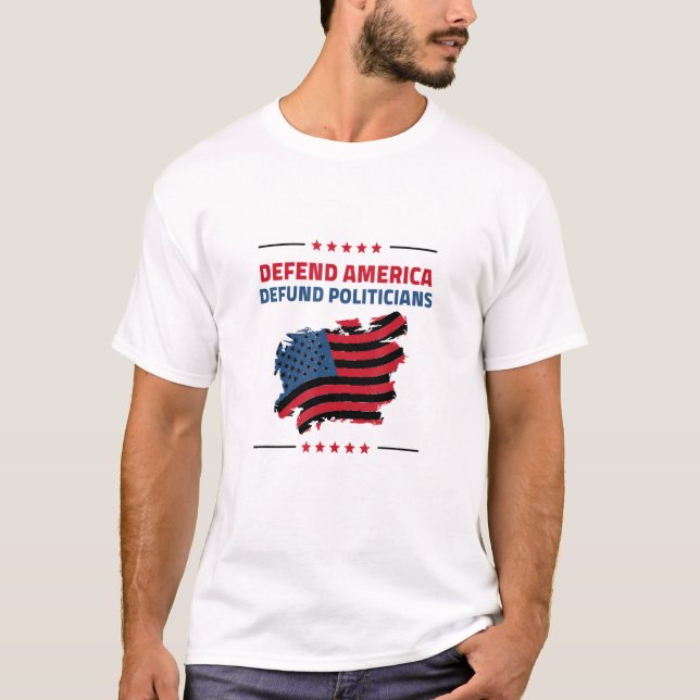 Camiseta Defunción de políticos libertad política liberal (Anverso)