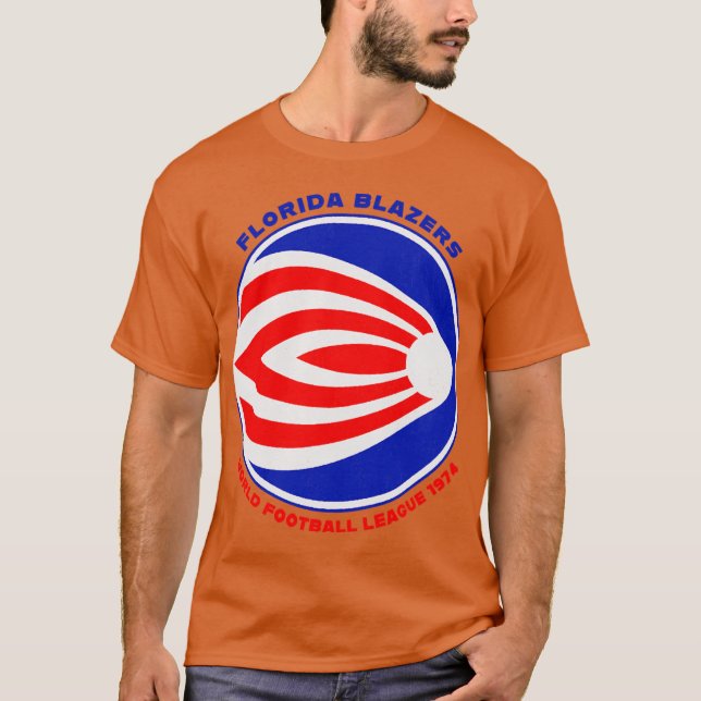Camiseta Defunct Florida Blazers WFL 1974 (Anverso)