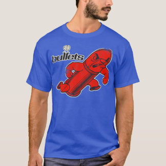 Camiseta Defunct Washington Bullets Bullet Man