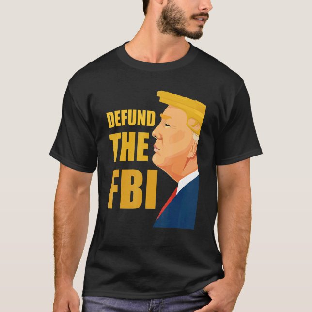 Camiseta Defund the FBI Anti FBI Corruption American Flag (Anverso)