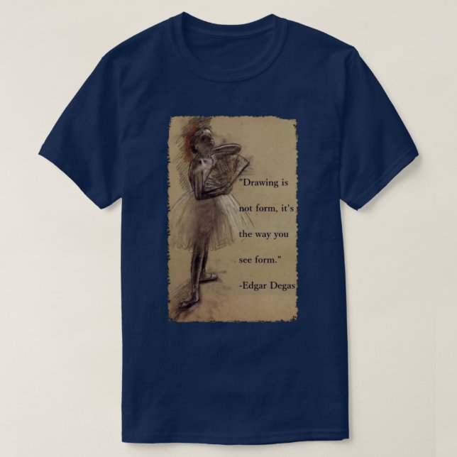Camiseta Degas (Diseño del anverso)