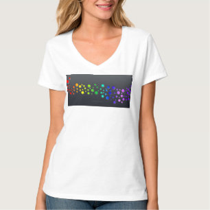 Camiseta degradado de la palabra de amor de SlipperyJoe